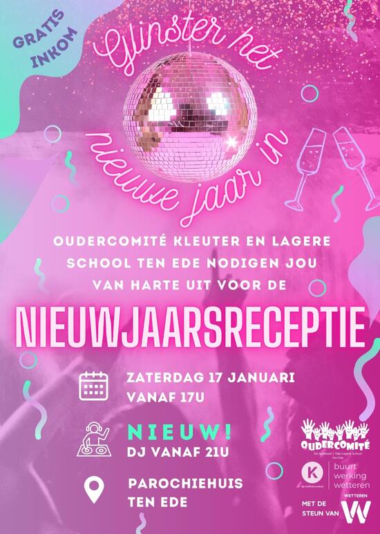 Nieuwjaarsreceptie school ten Ede