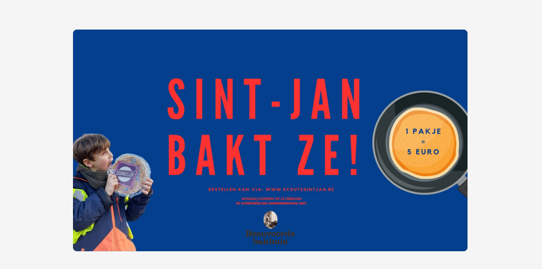 Pannenkoekenverkoop Scouts St-Jan