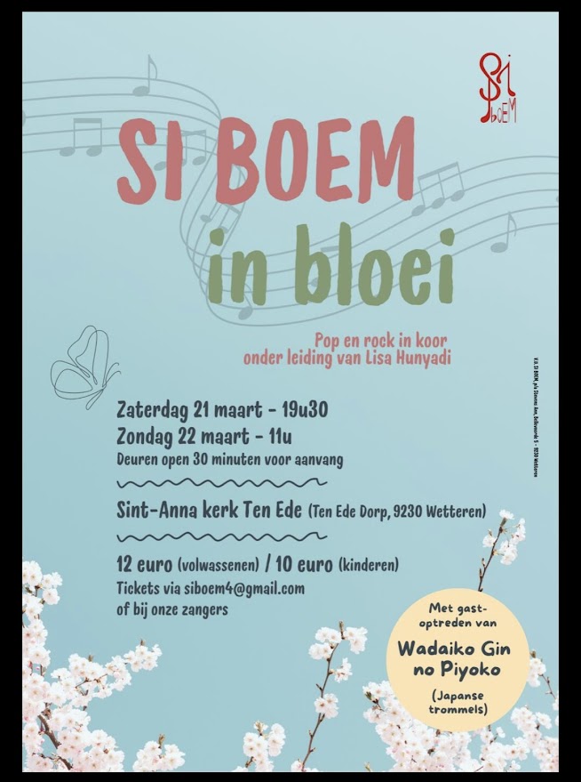 Si Boem in bloei – 19u30 op zaterdag